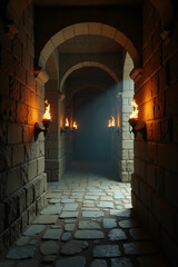 Corridor in the dungeon