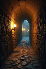 Corridor in the dungeon