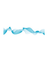 abstract blue wave  Abstract vector wavy lines elements design 