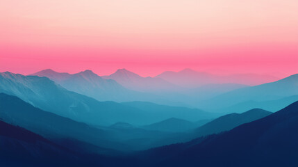 Obraz premium sunrise in the mountains