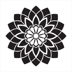mandala design vector art illustration