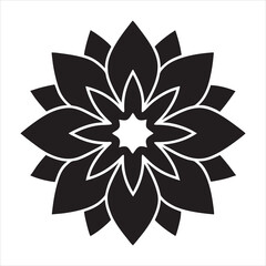 mandala design vector art illustration