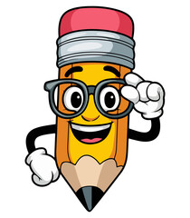 Cartoon pencil Clipart