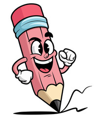 Cartoon pencil Clipart
