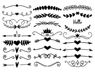 Fototapeta premium set of decorative elements. Classic Decorative Borders. Elegant Vintage Frames for Certificates, Invitations, and Professional Use