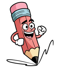 Cartoon pencil Clipart