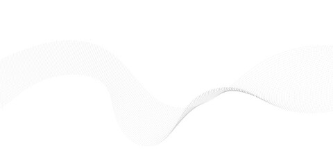 Abstract halftone flowing wavy colorful gradient dots shape isolated on transparent background. Digital future technology concept. Design for web design, music, cover, technology, science, data	