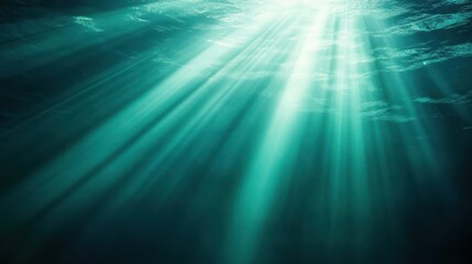 Bright green light beam creating striking lens flare effects in a dark setting , bright, green, light, beam, lens flare