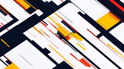 Fototapeta premium Abstract geometric background with dynamic lines and shapes, representing modern design and creativity