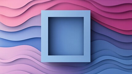 Minimal Text Box Design Square Format Presentation Template