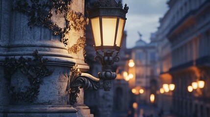 Historic Column of Marcus Aurelius in Rome Italy for Travel Brochures and Educational Projects
