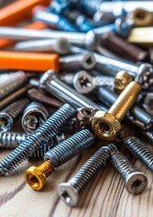 Essential Screws, Connectors, and Tools for Furniture Assembly - Inventory of Fasteners for DIY Projects