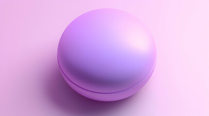 Obraz premium Purple sphere, gradient, soft lighting, minimal background, design element
