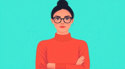 A posture that conveys self-confidence and the ability to stay in control in every situation. Leadership skills and self-pride.