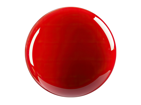 red circular ball