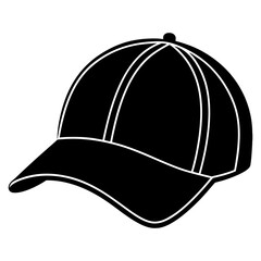 Baseball Cap silhouette vector