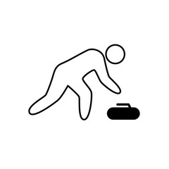 Curling Player Icon
