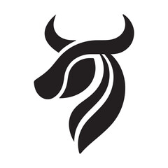  bull head logo design template, Bull head, Bull face, Cowboy, Cow head, Cow face, Angry bull
