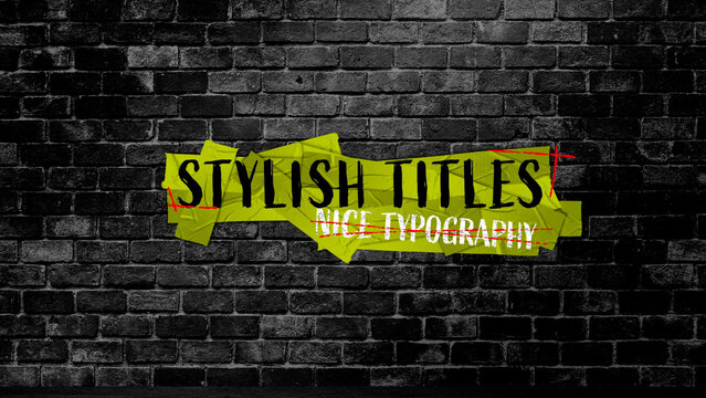 Grunge Title 09