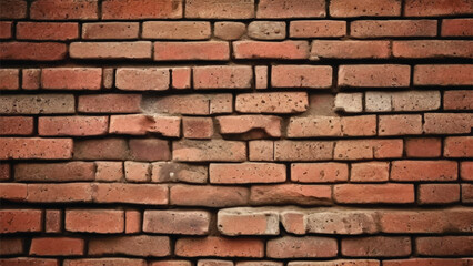 Brick wall background. Old weathered brick wall. Background of old vintage brick wall. Brick wall texture.