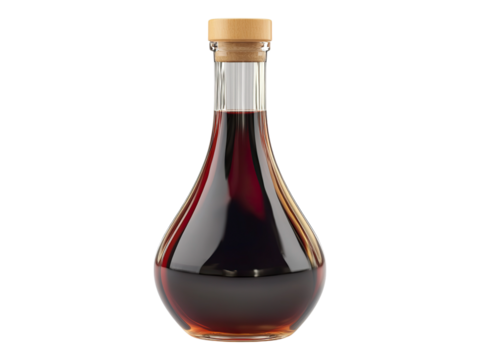 soy sauce in bottle