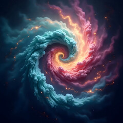 spazio, luce, spirale, galassia, illustrazione, tappezzeria, flutta, stella, azzurro, universo, astronomia, acqua, arte, design, texture, nebulosa, cosmo, mulinello, ricciolo, colore, energia, curva, 