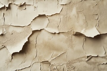 Obraz premium Old grunge paper background texture with space for text or design. Abstract vintage wallpaper, vintage wall, blank backdrop. Earth-toned colors, sepia-brown beige tones. Stock photo, high resolution, 