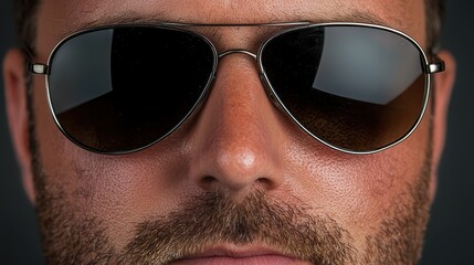 Mysterious Spy in Dark Sunglasses Capturing Chaotic Scene