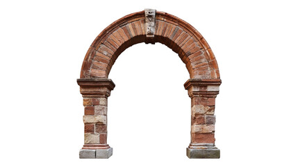 Ancient Brick Archway Architectural Detail Old Stone Entranceway