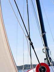 Obraz premium Detail einer Segelyacht