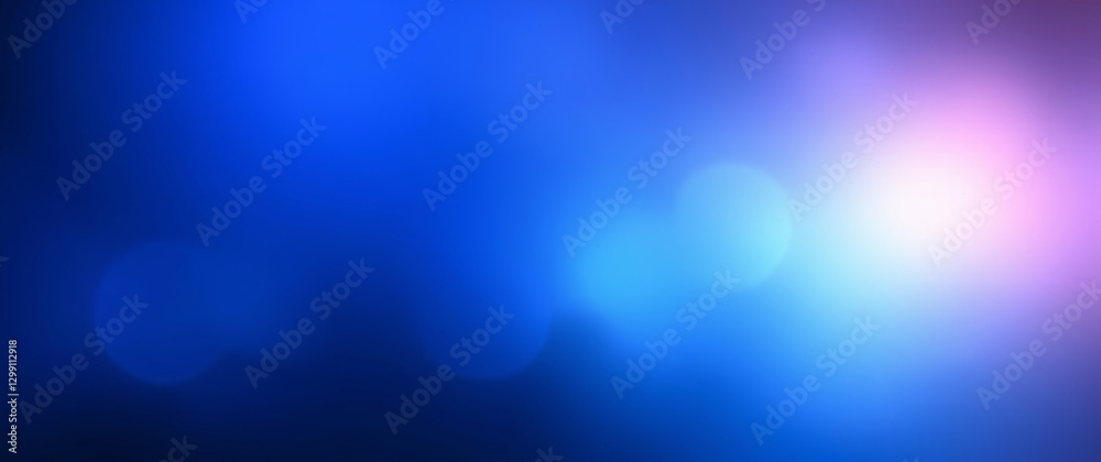 Aufkleber Abstract blurred pink and blue gradient background with lens flare effect