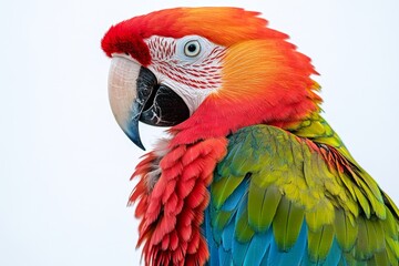 Fototapeta premium Scarlet Macaw Profile Portrait