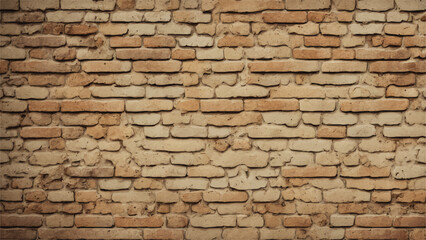 Old brick wall. Abstract vintage retro brick wall pattern texture background. 