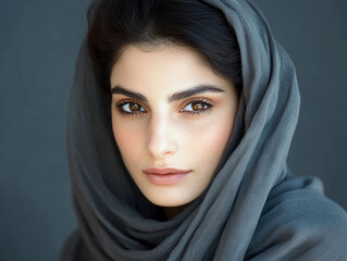 Fototapeta premium Middle Eastern Arab beauty close-up