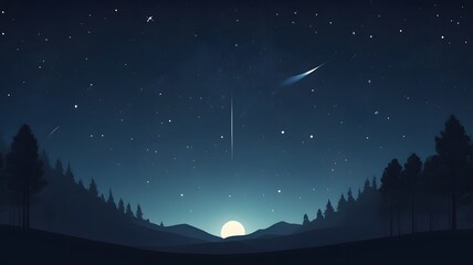starry night sky