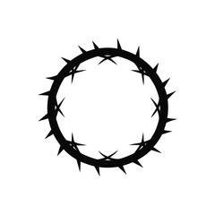 crown of thorns vector