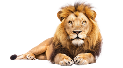 Lion with Transparent PNG Background, Perfect for Design Use