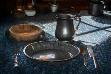 Dinner Place Setting in Window Light