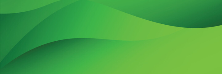 Obraz premium Abstract green wavy background. Modern and Creative Trend design in vector EPS 10