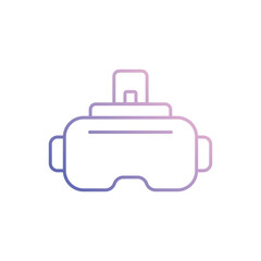 Vr Glasses vector icon