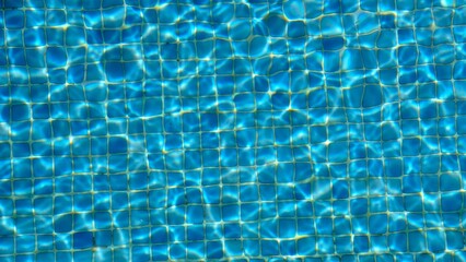water reflections in pool as background