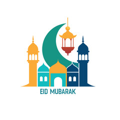 Ramadan Iftar Table with Dates and Water on White Background