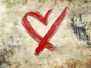 Painted Heart Texture