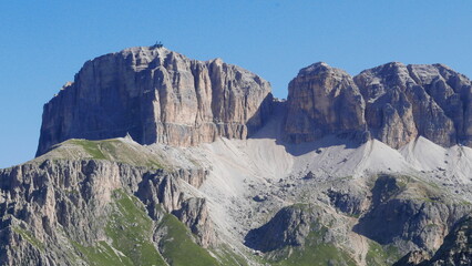 The Fassa Valley in the Dolomites (Trentino, northern Italy)