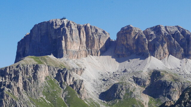 The Fassa Valley in the Dolomites (Trentino, northern Italy)