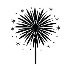 Obraz premium fireworks in the snow