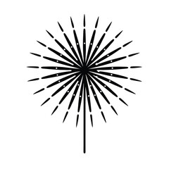 Obraz premium vector illustration of a fireworks