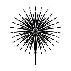 Fototapeta premium vector illustration of a fireworks