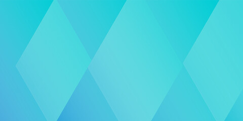 Green blue gradient arrows abstract vector long banner. Minimal creative business background with copy space for text for social media cover modern