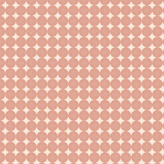 Geometric Pattern: A soothing repetitive pattern of circles in warm peach tones, ideal for backgrounds or textile design.